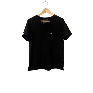 Figs Black Women's Scrub Top